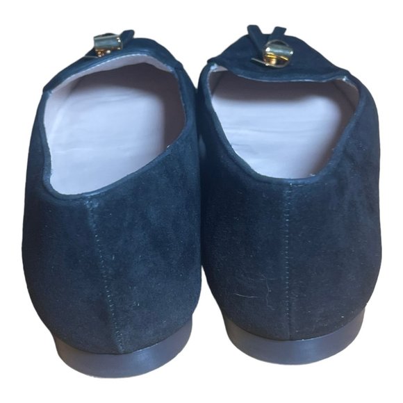 Stuart Weitzman Suede Slipknot Loafers Size 5 - Picture 5 of 10